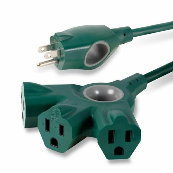 Jasco Indoor/Outdoor Extension Cord, 16 AWG Cable, Plug, Grounded, 25 ft L, 13 A, 125 V SPC6253ZG/37-T1